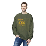 Bitcoin: Escape the Matrix - Unisex Crew Neck Sweatshirt
