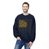 Bitcoin: Escape the Matrix - Unisex Crew Neck Sweatshirt