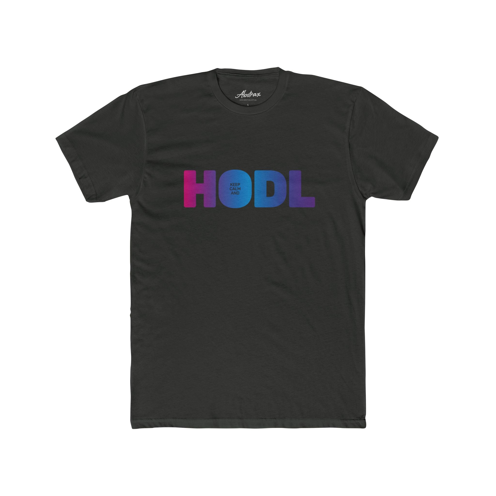 Keep Calm and HODL - Colour Gradient Print T-Shirt