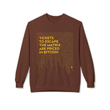 Bitcoin: Escape the Matrix - Unisex Crew Neck Sweatshirt