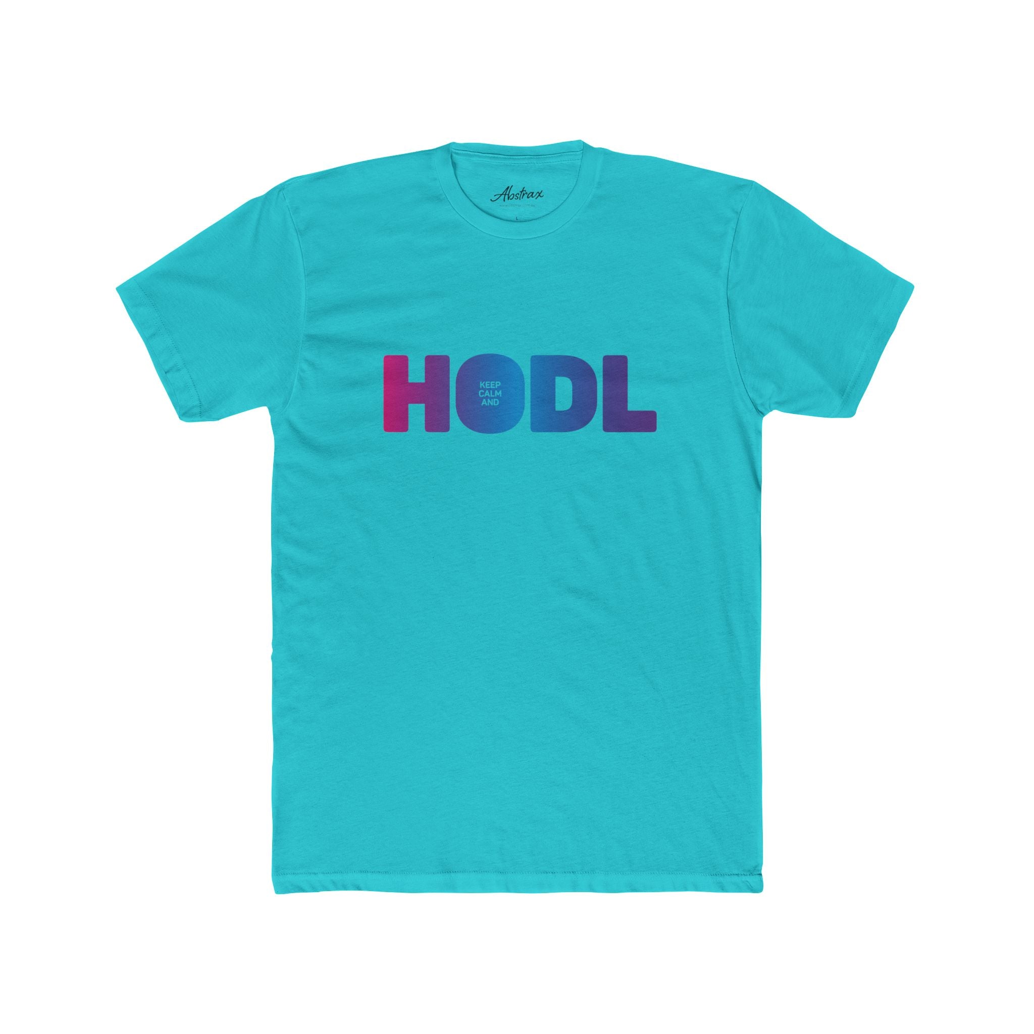 Keep Calm and HODL - Colour Gradient Print T-Shirt