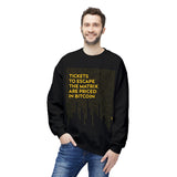 Bitcoin: Escape the Matrix - Unisex Crew Neck Sweatshirt