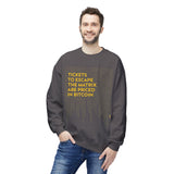 Bitcoin: Escape the Matrix - Unisex Crew Neck Sweatshirt