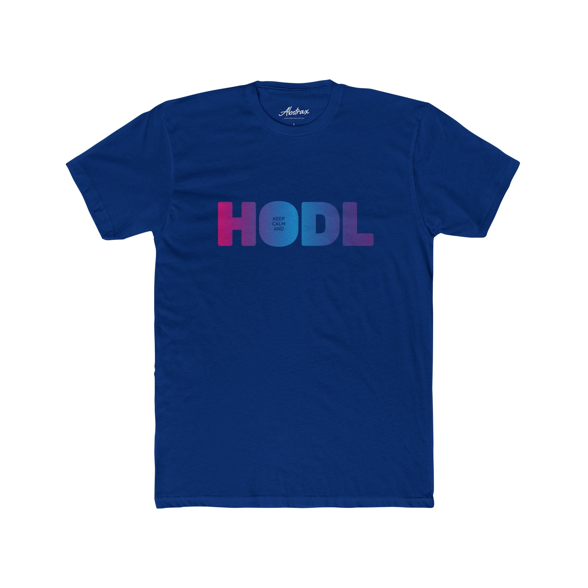 Keep Calm and HODL - Colour Gradient Print T-Shirt