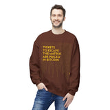 Bitcoin: Escape the Matrix - Unisex Crew Neck Sweatshirt