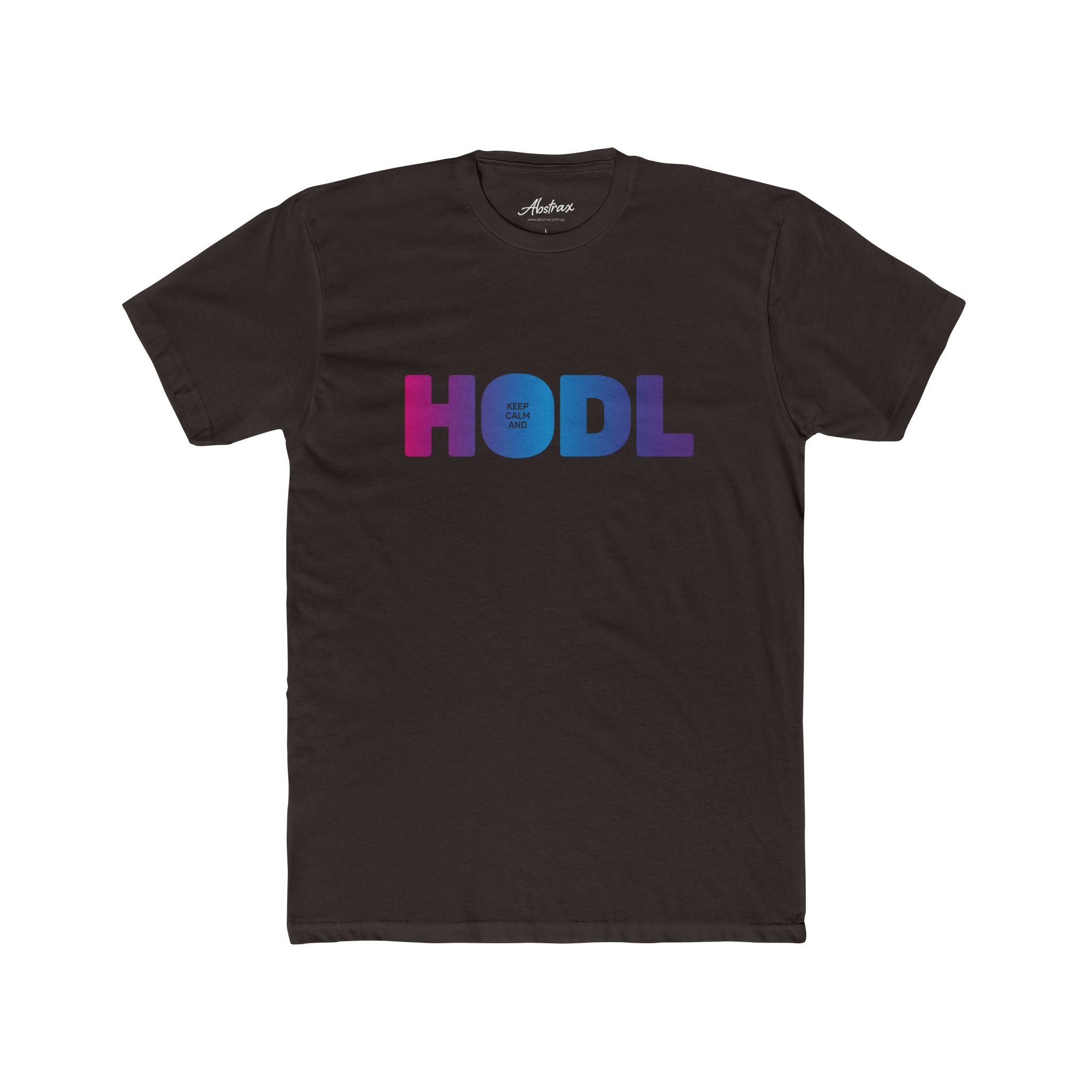 Keep Calm and HODL - Colour Gradient Print T-Shirt