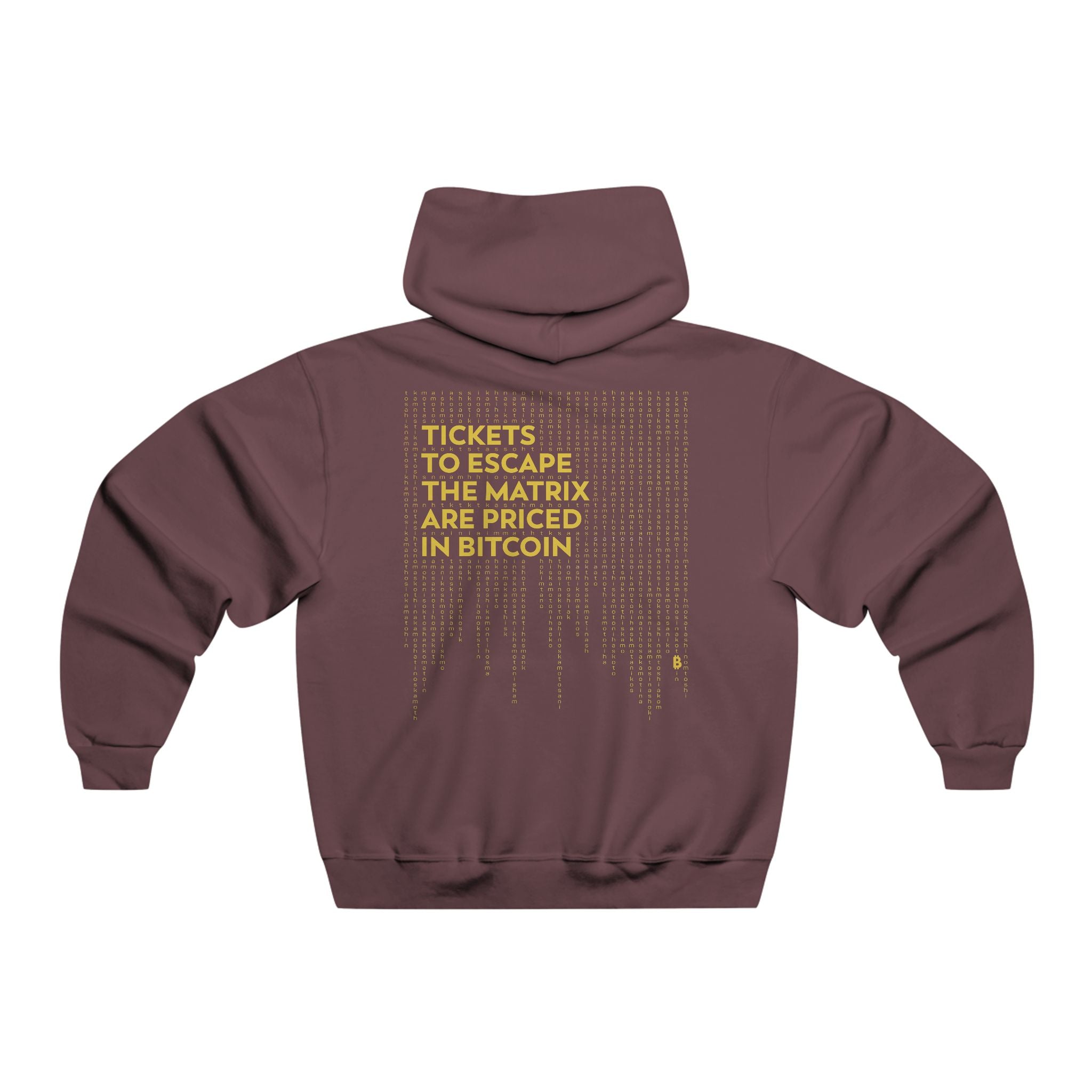 Bitcoin - Escape the Matrix - NUBLEND® Hoodie