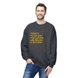 Bitcoin: Escape the Matrix - Unisex Crew Neck Sweatshirt