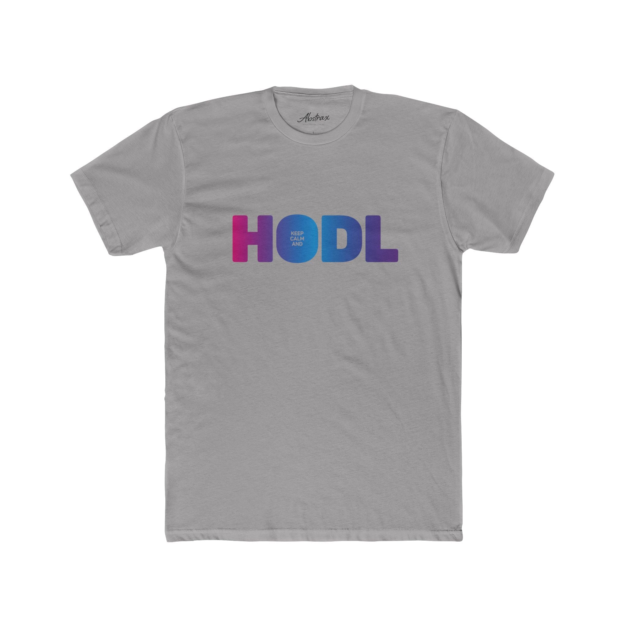 Keep Calm and HODL - Colour Gradient Print T-Shirt