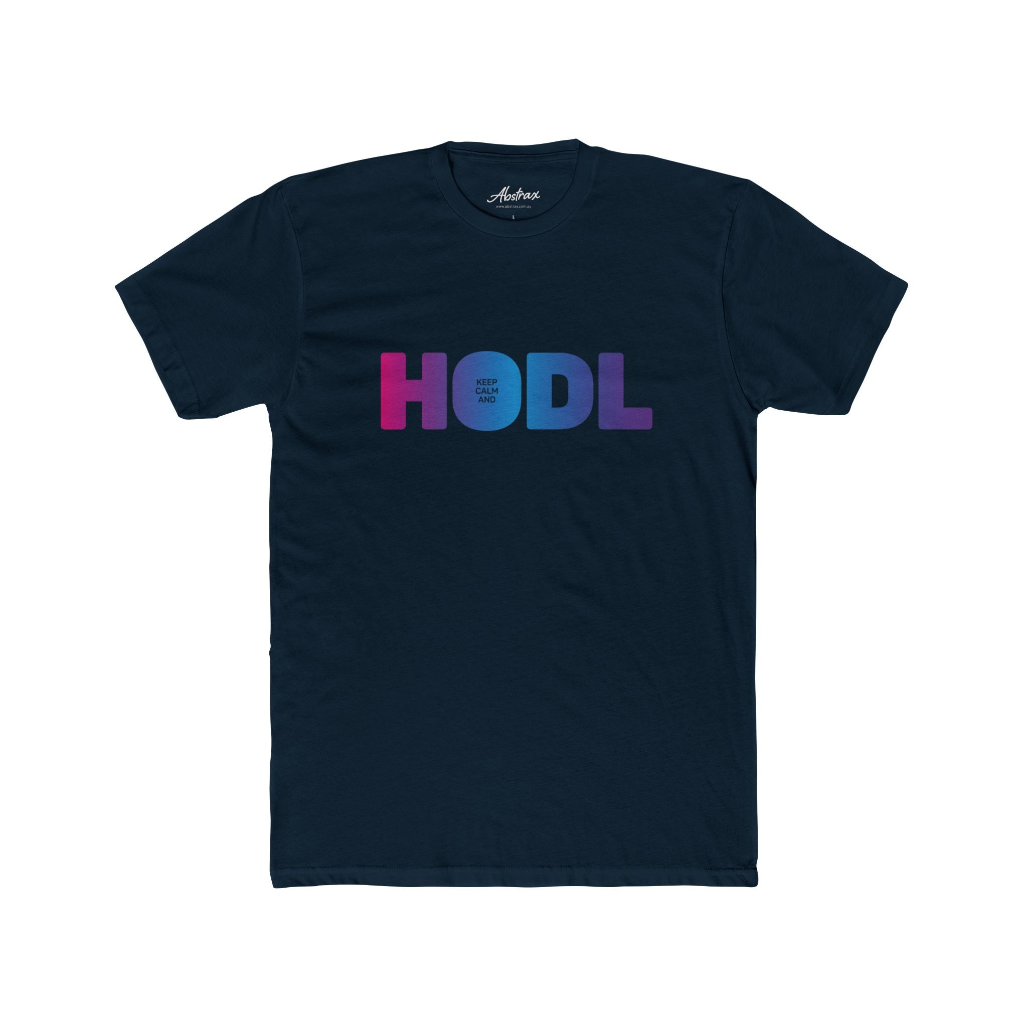 Keep Calm and HODL - Colour Gradient Print T-Shirt