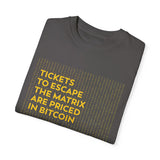 Tickets to Escape the Matrix are Priced in Bitcoin