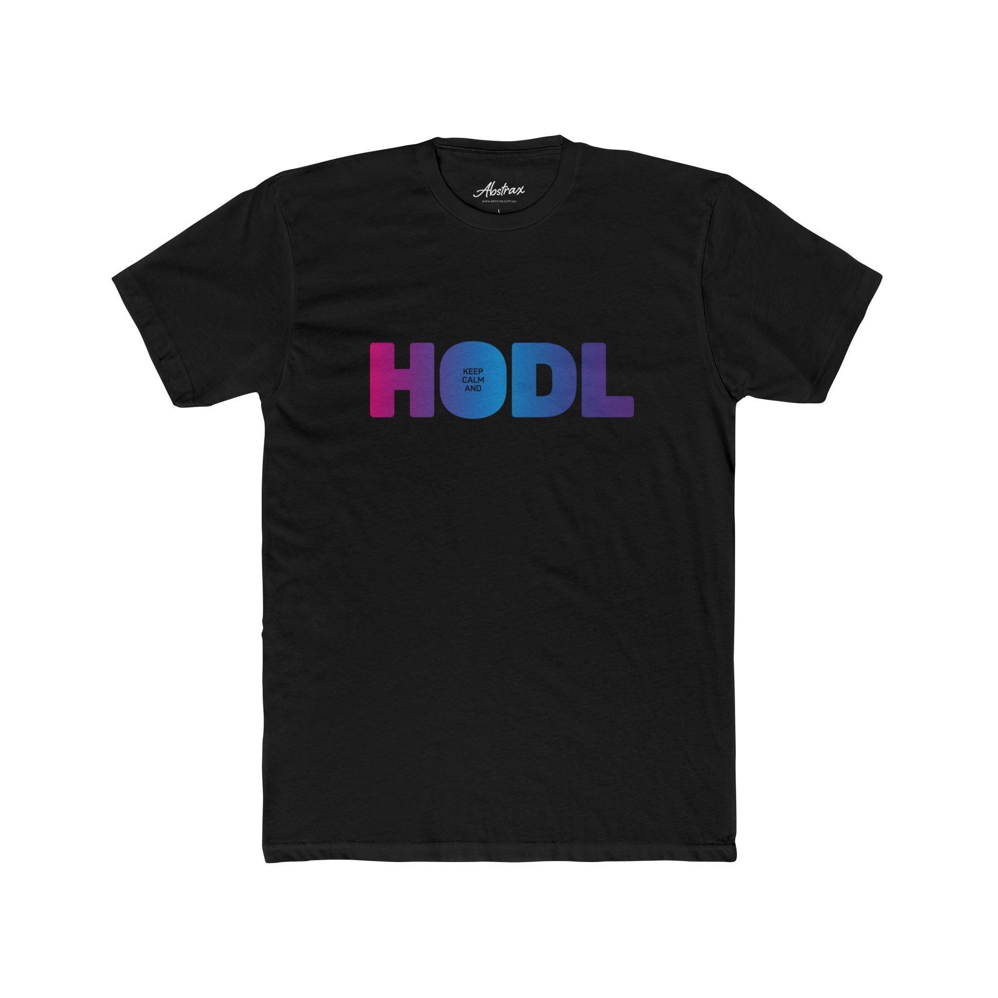 Keep Calm and HODL - Colour Gradient Print T-Shirt
