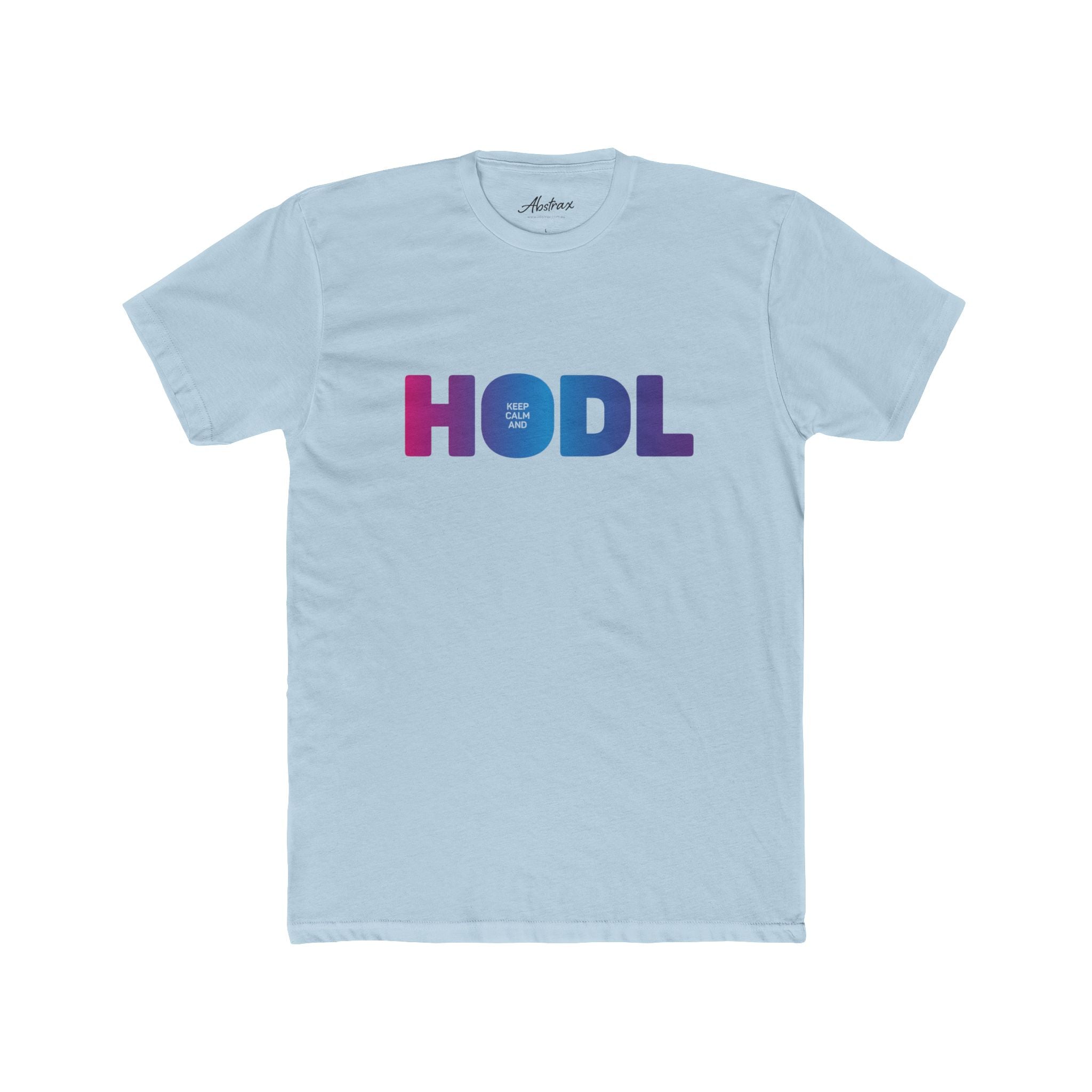 Keep Calm and HODL - Colour Gradient Print T-Shirt