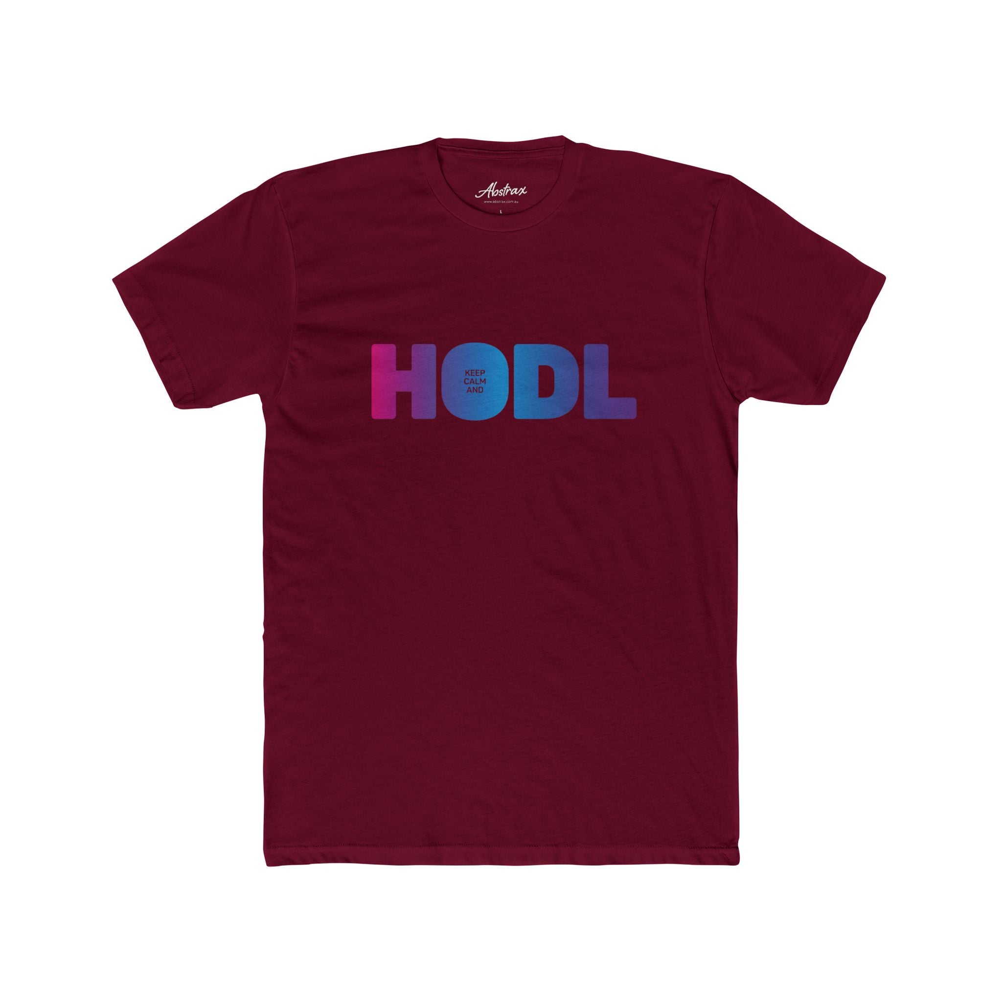 Keep Calm and HODL - Colour Gradient Print T-Shirt